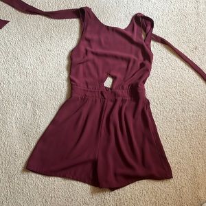 Romper with zipper